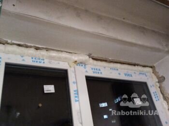 Откосы после замены окон