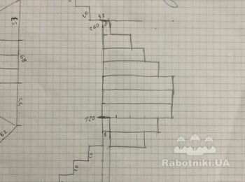 Обшивка металокаркасу сходів деревом