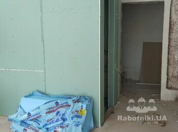 Монтаж гипсокартона 2000м2 в гостинице несколько этажей