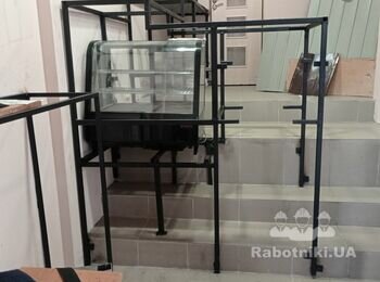 Обшивка металевого каркаса ЛДПС + установка стільниці