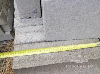 Кладка блоков и кирпича