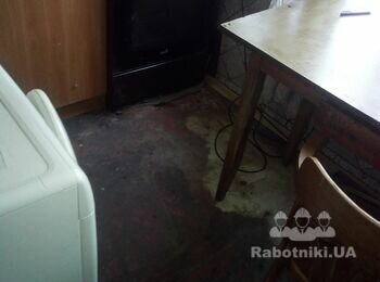 Заменить линолеум в кухне и коридоре (хрущевка)