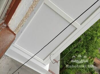 Шумоизоляция балконного козырька 4 м.пог.