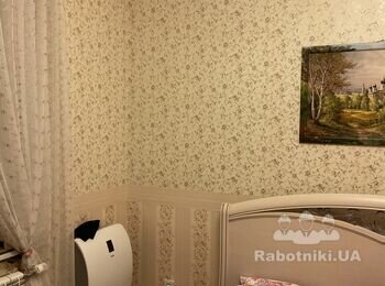 Заміна шпалер в приватному 3х пов. будинку пл. 300м2 Погреби (біля Троєщини).