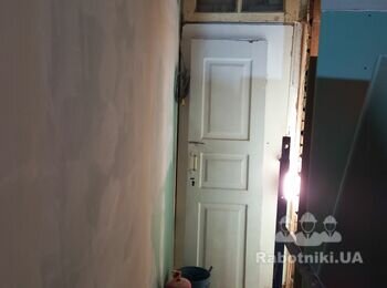 Установка 6-ти межкомнатных дверей