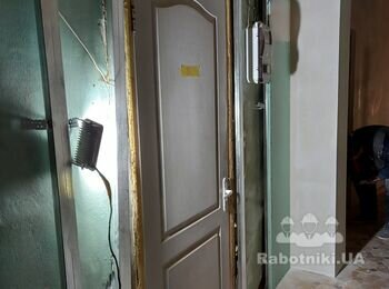 Установка 6-ти межкомнатных дверей