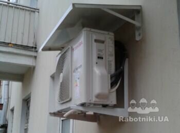 Виготовлення козирків над кондиціонерами