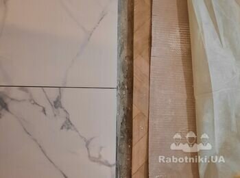 Невеликі роботи по плитці і затирка плитки (22 кв. м.)