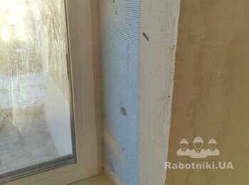 Штукатурка укосів