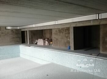 Укладка плитки на стены 250 кв. м