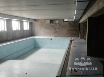 Укладка плитки на стены 250 кв. м