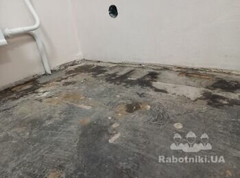 Выравнивание бетон. пола (вдоль стены, участками,безпылеобразования)