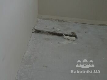Суха стяжка підлоги, укладання ламінату і дріб'язкові роботи кімната 22 кв м