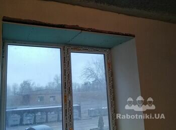 Монтаж укосів в квартирі-4шт.