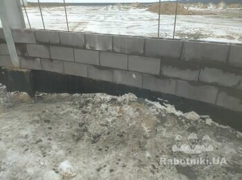 Кладка блока
