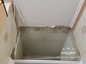 Перегородка из гипсокартона вместо фрамуги над дверью