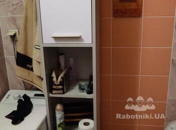 Капитальный ремонт санузла, вторичка = S 3.3 м.кв.