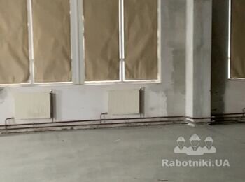 Штукатурка стін та колон.