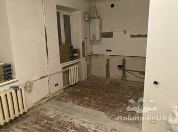 Черновые работы по полу 56 м кв (Киев)