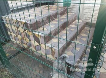Обложить лестницу ФЕМ и Бордюрами