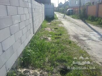 Забор из профнастила