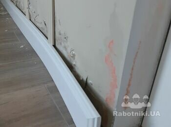Реставрация стены после влаги