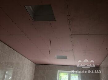 Шпаклёвка потолков 400кв.м.