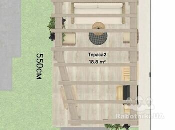 Нужно изготовить перголу 18.8 кв м2 есть эскиз .