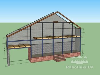 Зварювальні роботи. Веранда балкон до приватного будинку