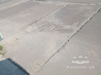Перекладка бетонних плит, 90 м2