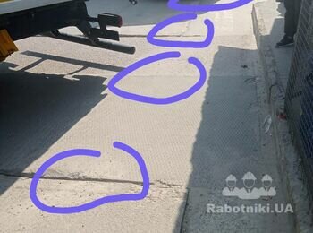 Перекладка бетонних плит, 90 м2