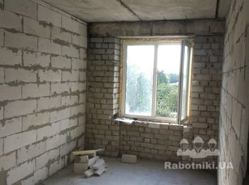 Штукатурка двухкомнатной квартиры. Площадь 50 м к.в.