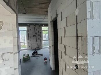 Штукатурка стен до 200 кв.м.