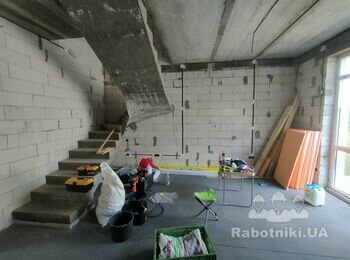 Штукатурка стен до 200 кв.м.