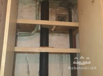 Полный демонтаж квартиры с усилением.