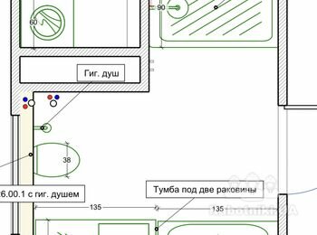 Укладка 112 кв.м плитки на пол и два санузла
