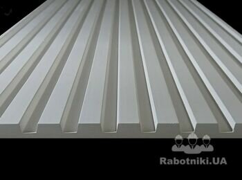 Монтаж гипсовых 3D панелей (Киев)