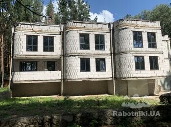 Отделка фасада барашек, комплекс , 900м2