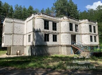 Отделка фасада барашек, комплекс , 900м2