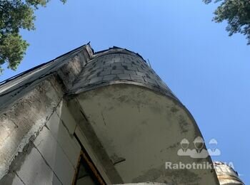 Отделка фасада барашек, комплекс , 900м2