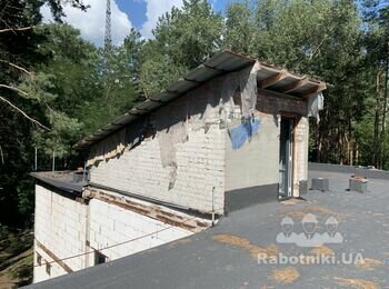 Отделка фасада барашек, комплекс , 900м2