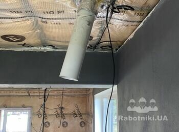 Монтаж повітроводів (витяжки) в будинку