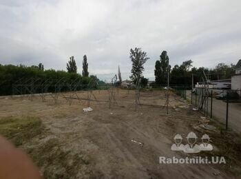 Монтаж тентового ангара на болтах 18*33 метров