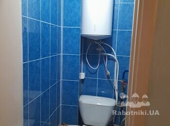 Замена унитаза подвесного умывальника и бойлера