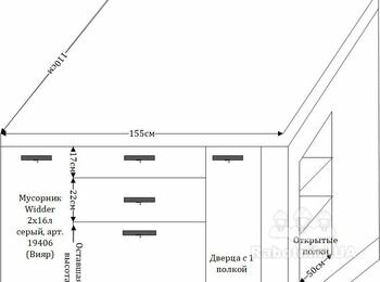Прорахунок і виготовлення кухні і меблів в будинок