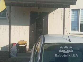 Кровля навес односкат 3.5 м*6.5 м