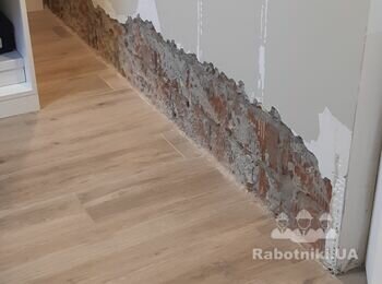 Штукатурка, шпаклевка, покраска после повреждения влагой