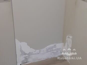 Штукатурка, шпаклевка, покраска после повреждения влагой