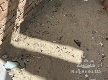 Чернова Стяжка по грунту 63м2-7см