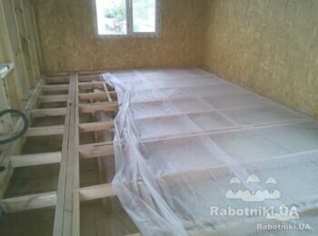 Переделать деревянный пол (2-й этаж частного дома (Харьков)